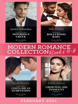 cover image of Modern Romance February 2021 Books 5-8